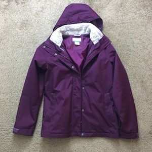 Columbia Interchange 3-in-1 Purple Winter Jacket