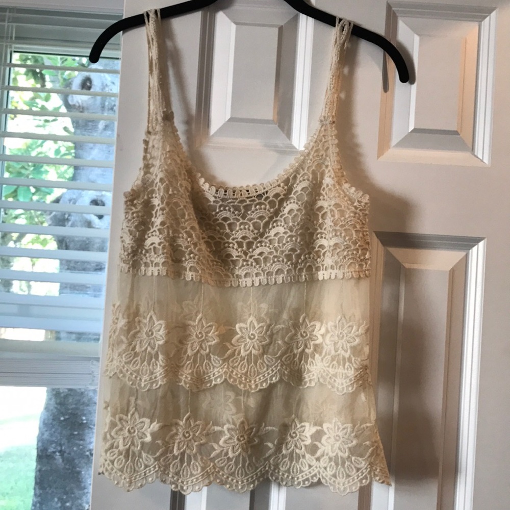 Zara lace tank
