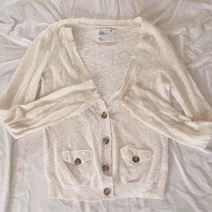 American eagle cardigan, pairs well with dress.