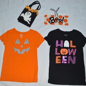 BUNDLE!! Kids 7-8 Halloween Tees and FREE bag!