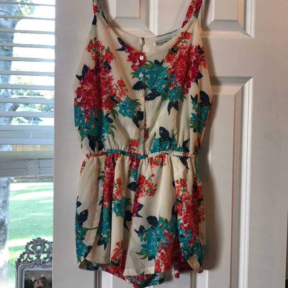Floral romper urban outfitters