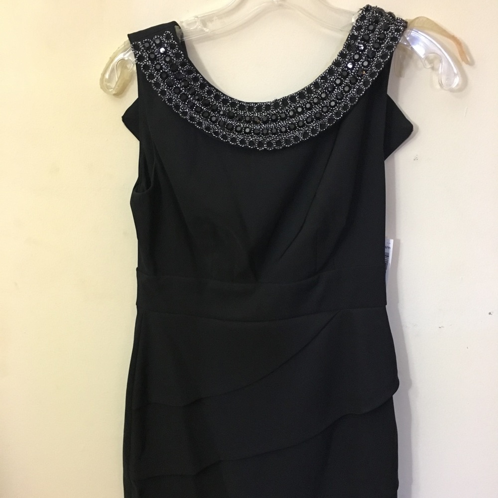 Black knee length dress from dress barn