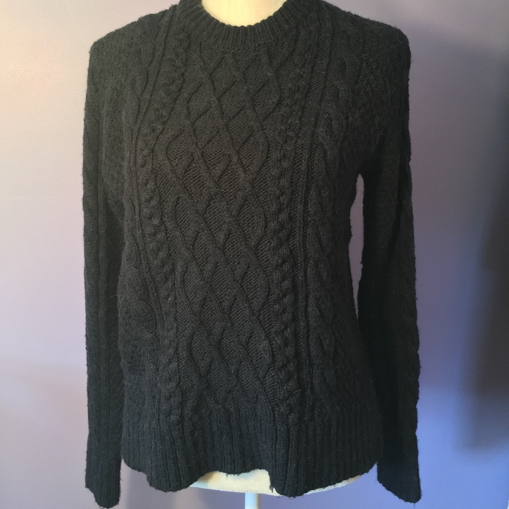 Navy Blue Alpaca Sweater
