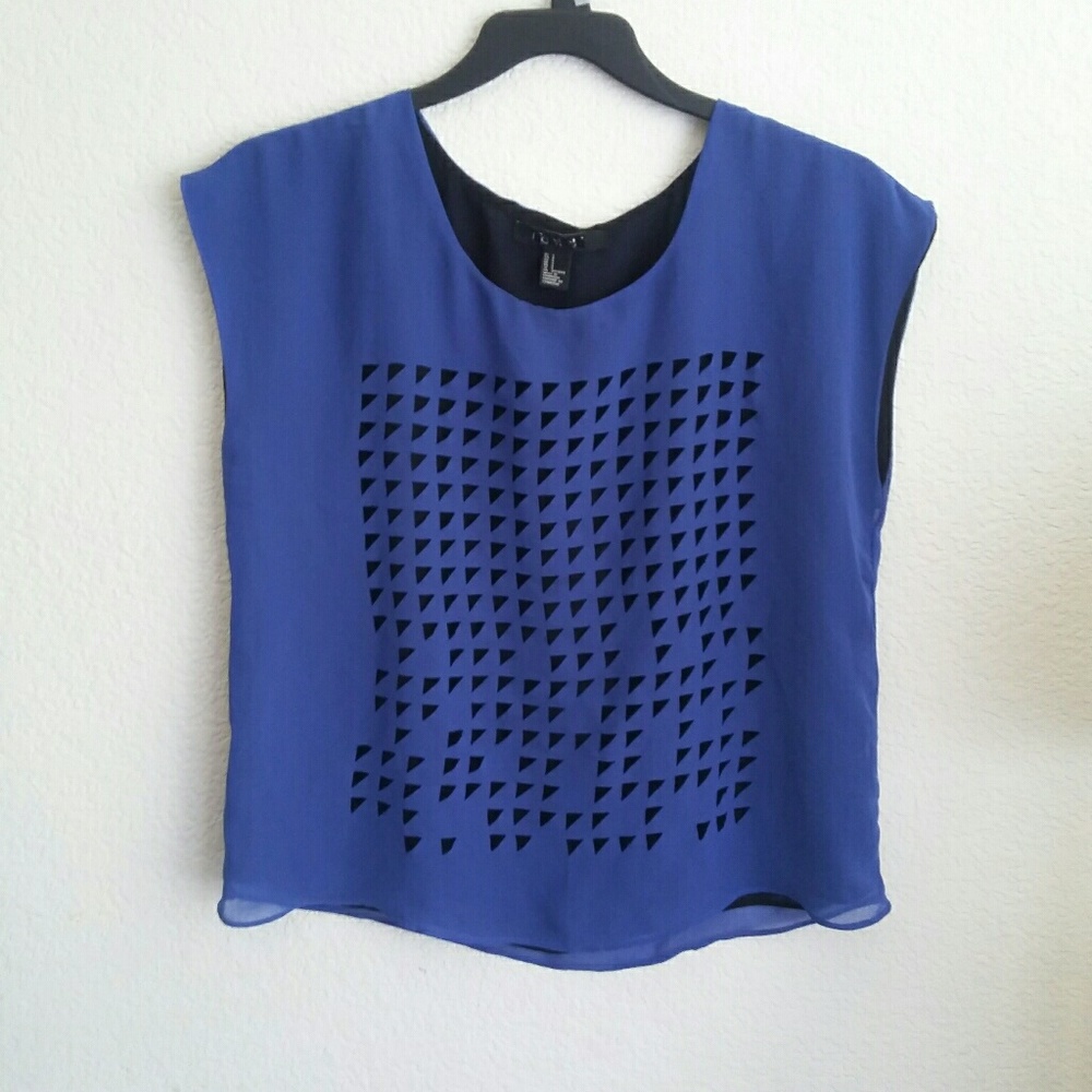 Forever 21 blue top