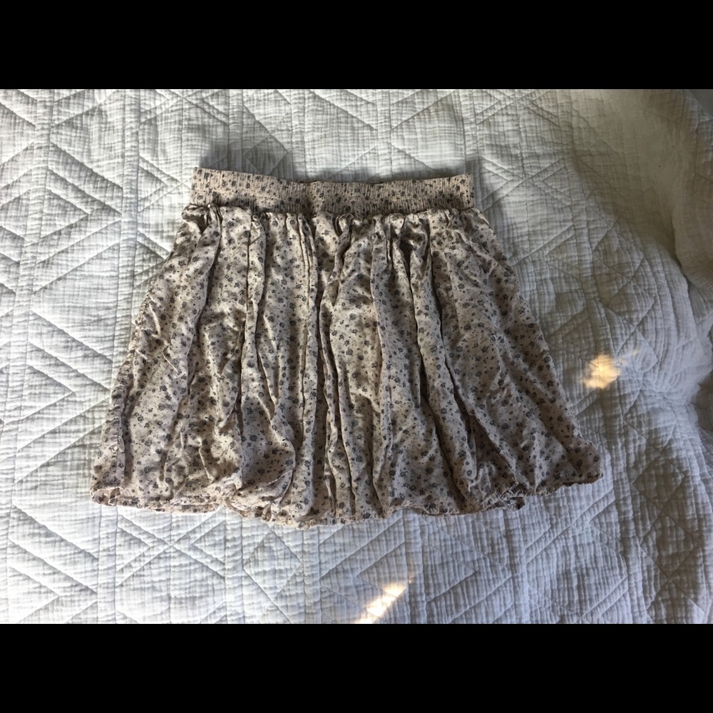 Brandy Melville floral skirt