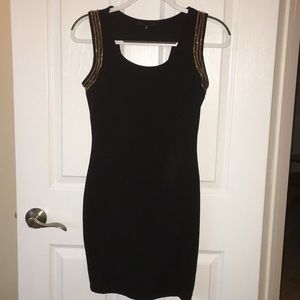 Black cocktail dress
