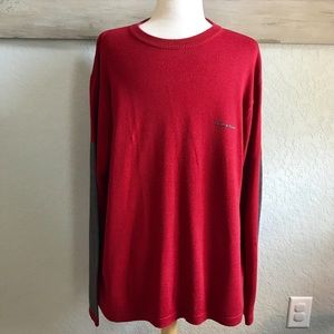 Quiksilver VINTAGE red and gray sweater