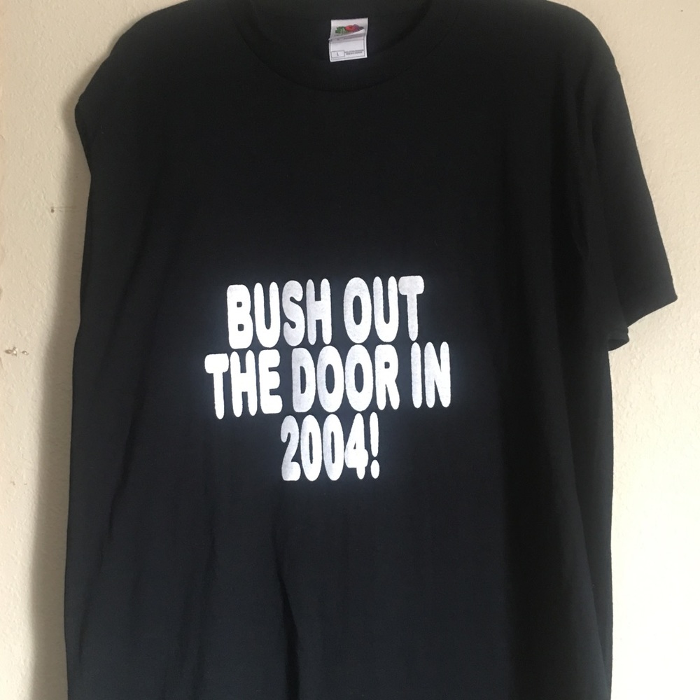 Political tee shirt-Baby Bush