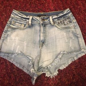 High waisted shorts