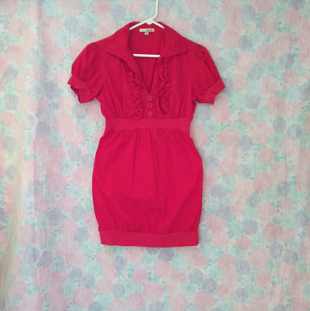 Baby Doll Red Dress 👗