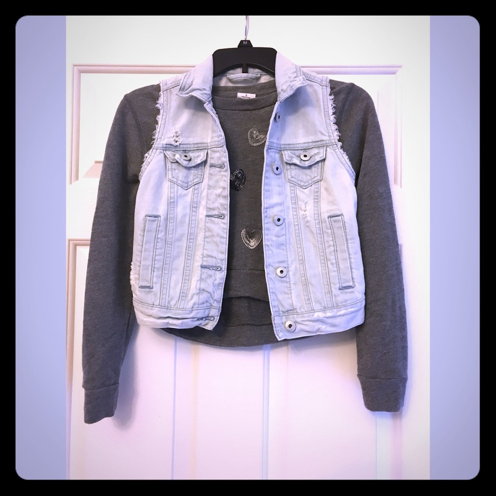Abercrombie Vest & Sweatshirt Set