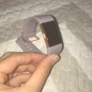 Lavender and rose gold trim Fitbit Charge 2