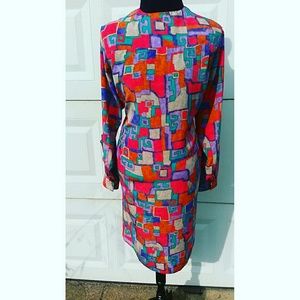 Multicolored Vintage Dress "PRICE IS FIRM"
