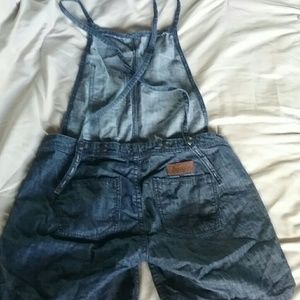 Wrangler overall shorts