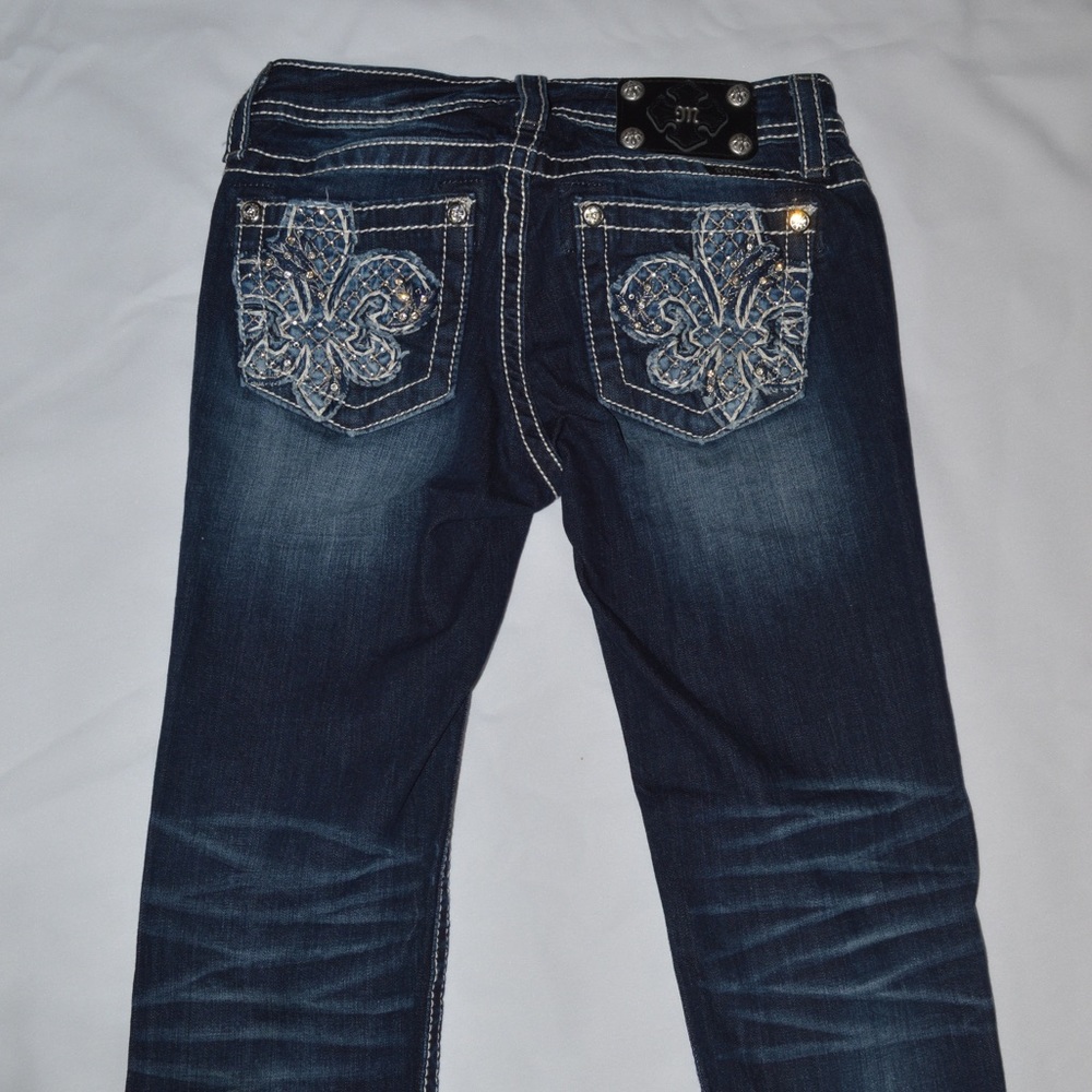 Girls Miss Me Jean Capris