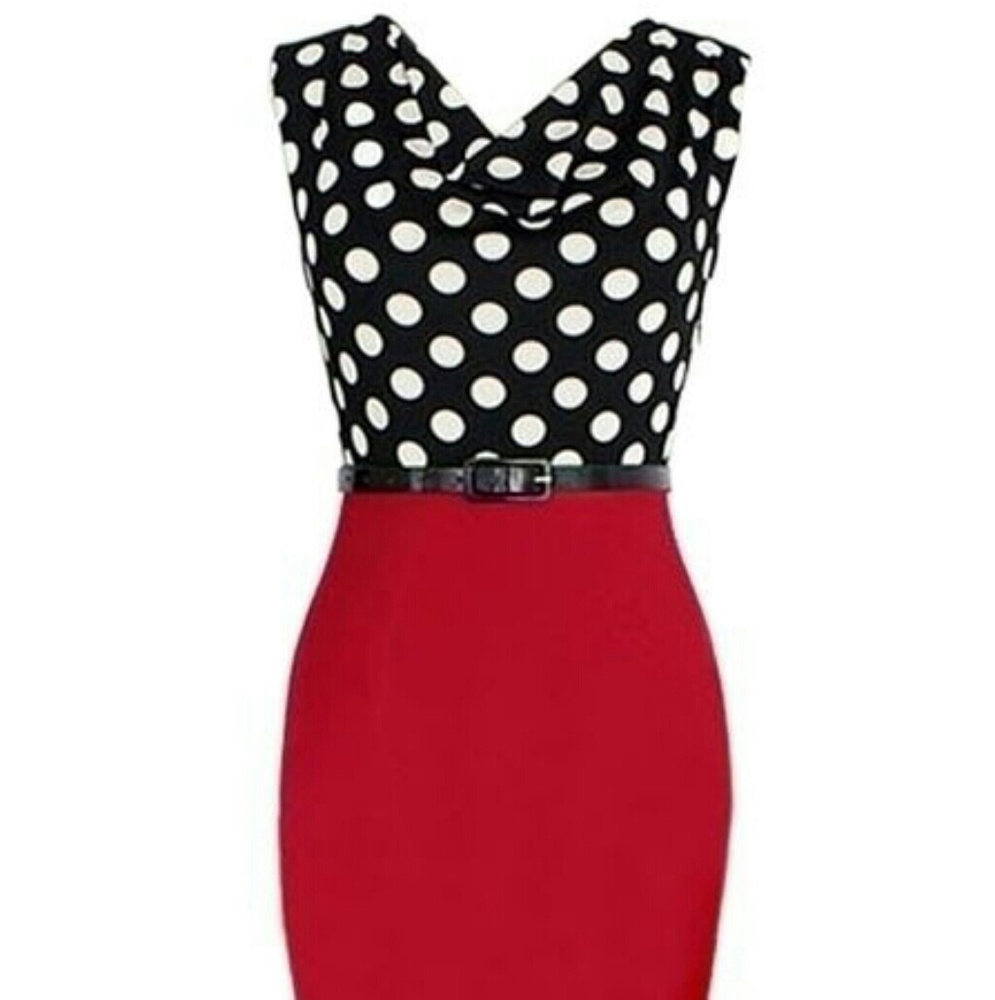 Polka-dot dress