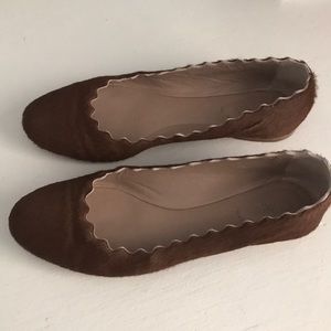 Chloe Scalloped Flats