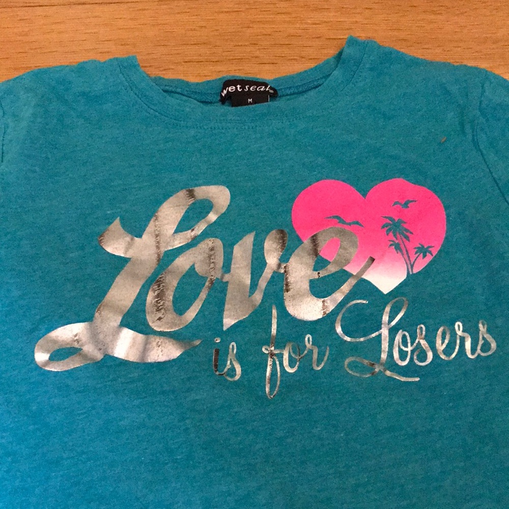Funny love is for losers tee shirt