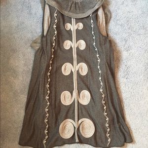 Knit Sleeveless Sweater throwover (NWOT)