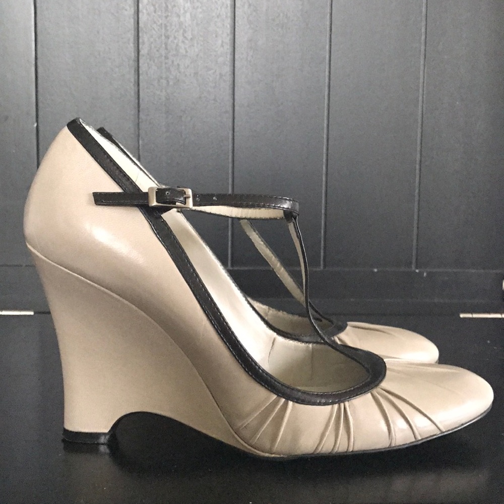 Classy Wedge Mary Jane Heel