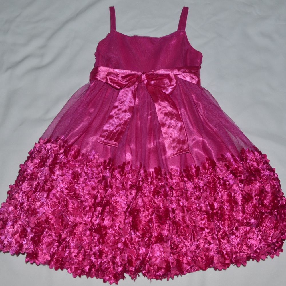 SOLD!! Pink Bonnie Jean Girls Formal Dress