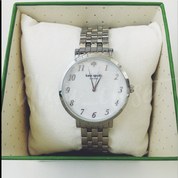 Kate Spade Watch Silver Tone Monterey - Picture 6 of 7