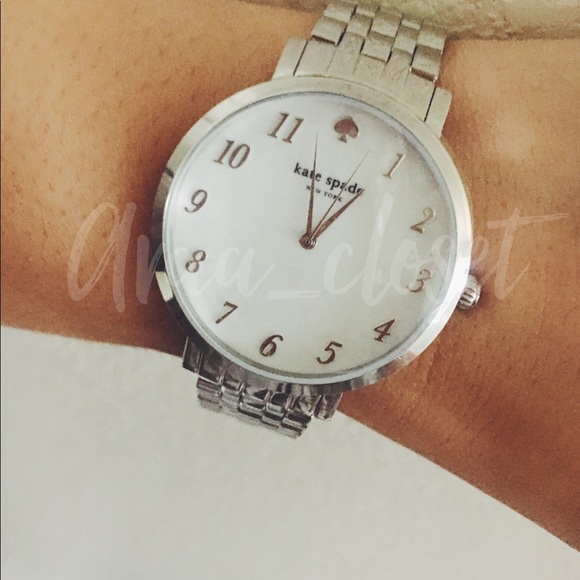 Kate Spade Watch Silver Tone Monterey - Picture 4 of 7