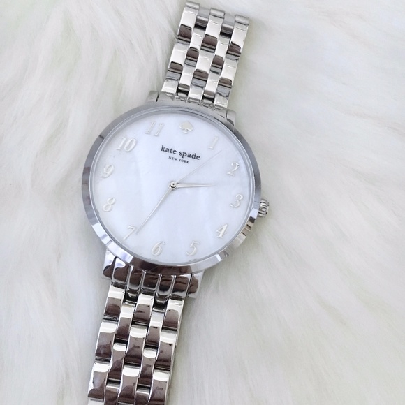 Kate Spade Watch Silver Tone Monterey - Picture 2 of 7