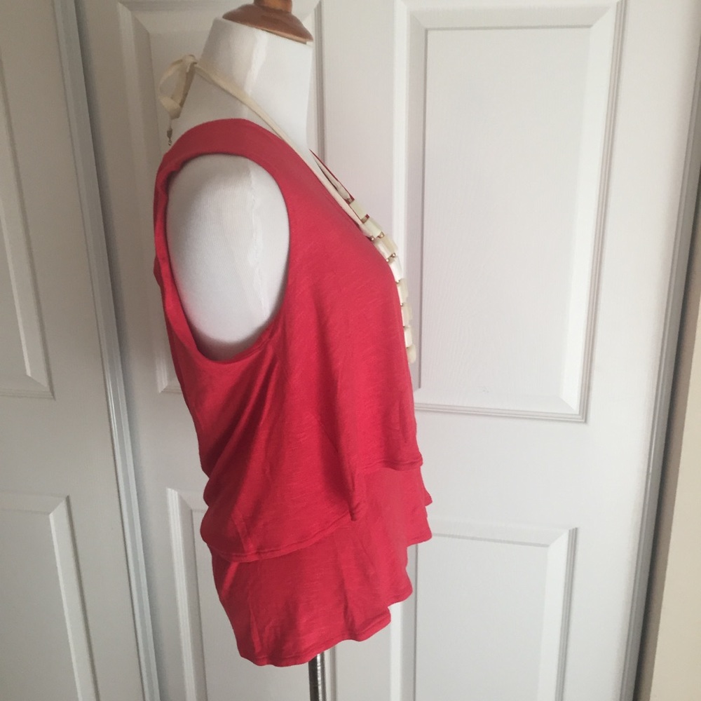 NWOT Anthropologie Deletta Valma tiered tank M - Picture 4 of 7