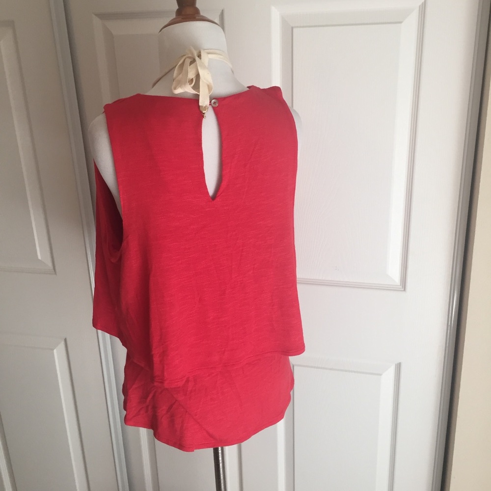 NWOT Anthropologie Deletta Valma tiered tank M - Picture 5 of 7