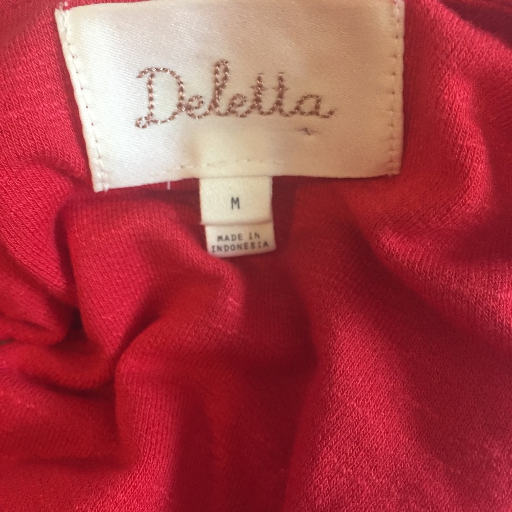 NWOT Anthropologie Deletta Valma tiered tank M - Picture 6 of 7