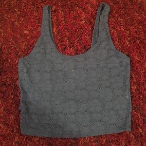 Never worn Hollister lace crop top