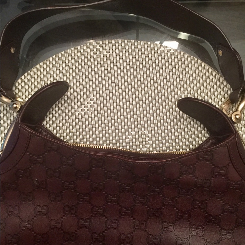 Gucci GG logo hobo shoulder bag