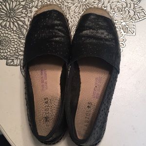 Black espadrilles