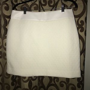Calvin Klein Ivory Mini Skirt