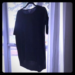 LuLaRoe Solid Black Irma XXS