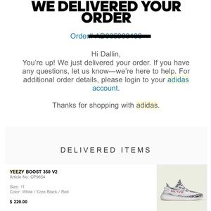 Adidas Yeezy Boost 350 Zebra Size 11