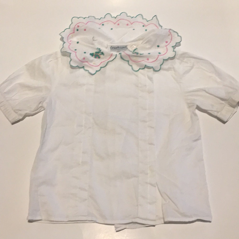 HOT ITEM !- Cacharel White Collar  Printed Shirt