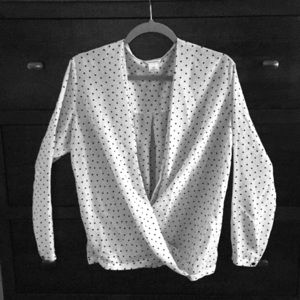 Club Monoco wrap blouse