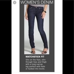 J Crew Dk Denim Matchstick Jeans NWOT!