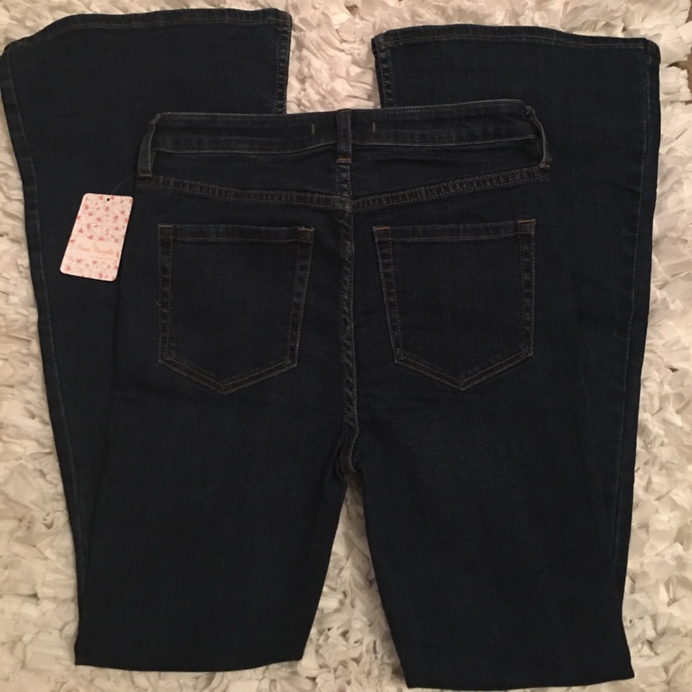 🎉HP🎉free people•high rise flare jeans - Picture 7 of 8