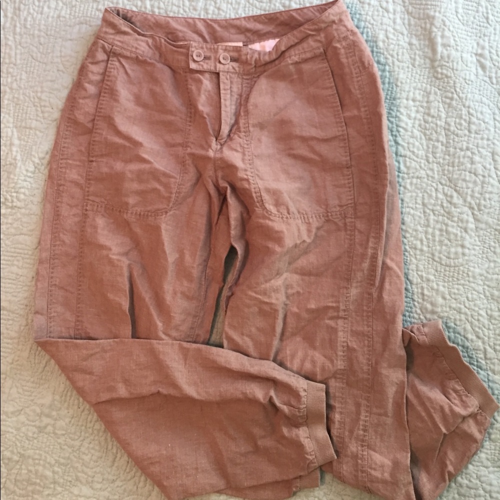 Tan Capri Pants