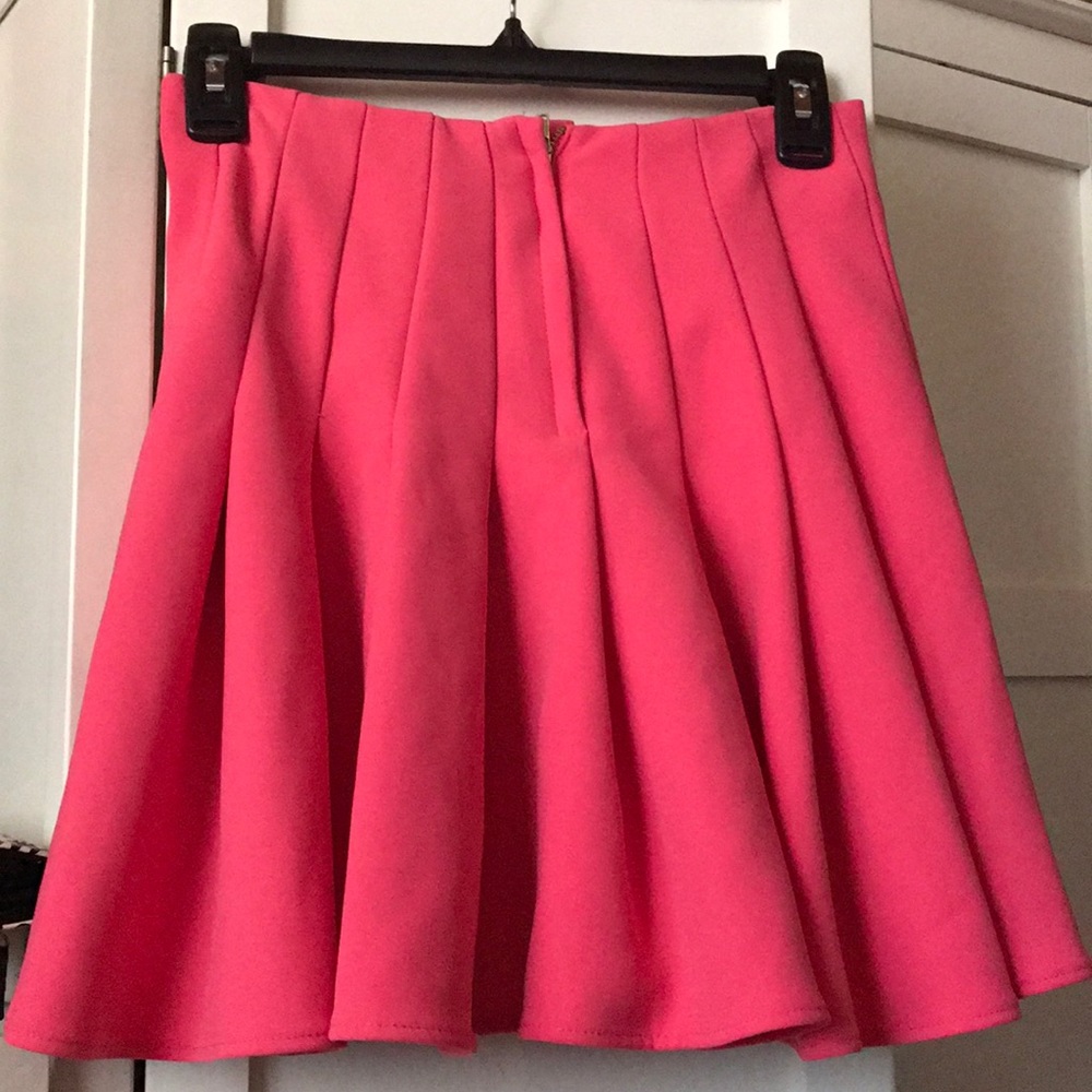 Vibrant pink skirt