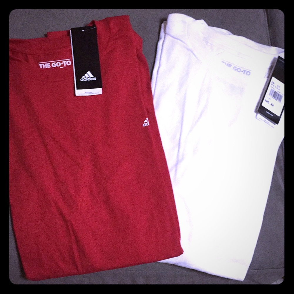 2 Adidas T shirts