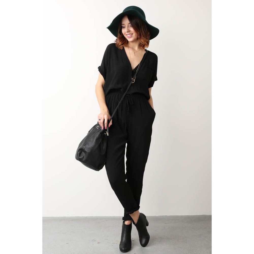 Black jumpsuit ***DONATING TOMORROW**