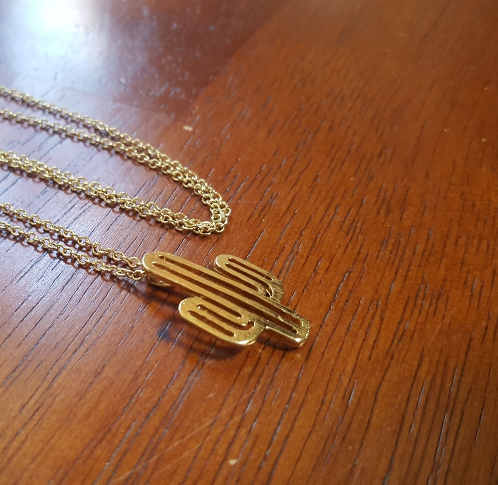 Cactus necklace