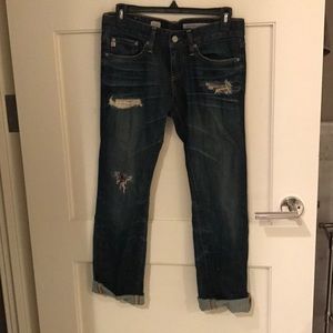AG Tomboy Boyfriend fit jeans