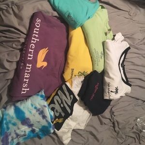 TSHIRT BUNDLE! S-M ! southern marsh,nike etc!