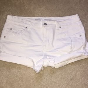 Target White Boyfriend Shorts