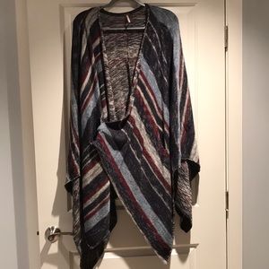 Free People Oversized Cardigan/Poncho-style